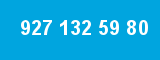 927 132 59 80 927 132 59 80